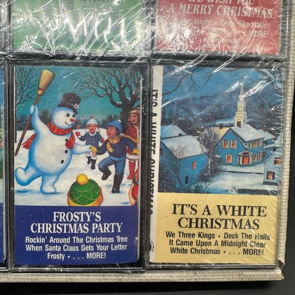 Vintage Christmas Cassette Tapes Nelsons Sampler 1991 Set of 8 Classic Songs - Picture 6 of 10